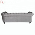 Wholesale Modern Home Furniture Velvet Cover Couches Cheap Sofa Chesterfield